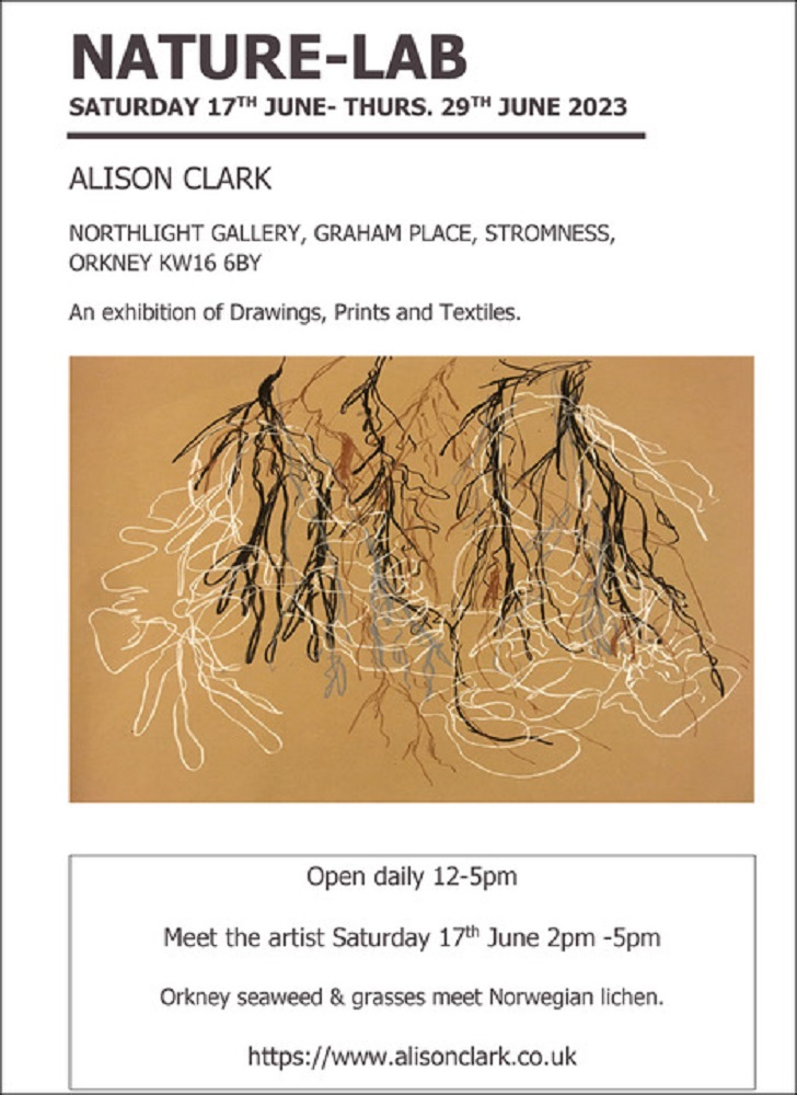 Nature Lab poster with exhibition details