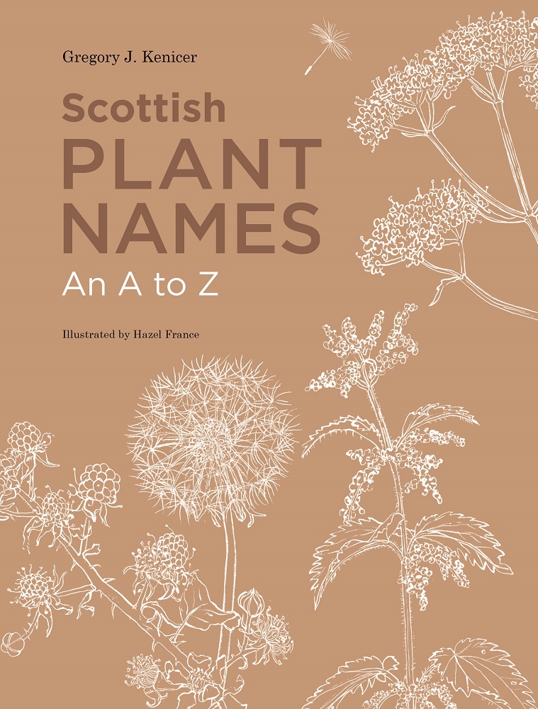 cover of the book Scottish Plant Names with illustrations of some of the plants