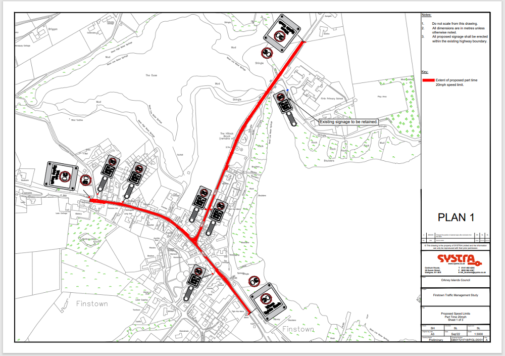 Views Sought on 20mph for Finstown