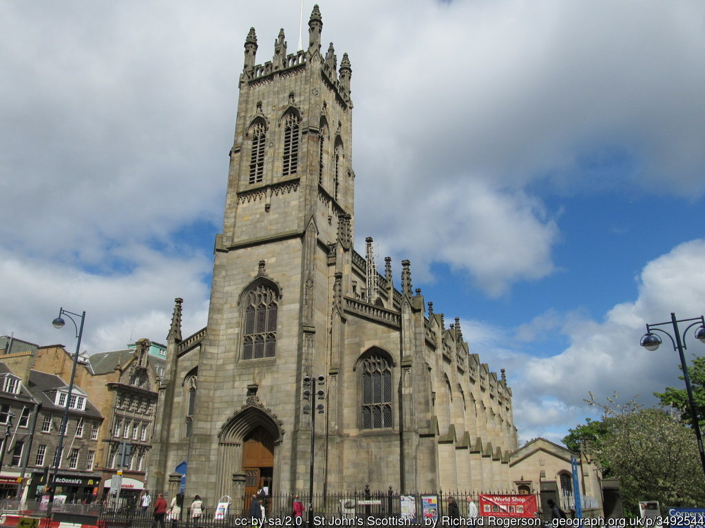 St John’s Scottish Episcopal Church Edinburgh Princes St, Scotland’s Slavery Legacy