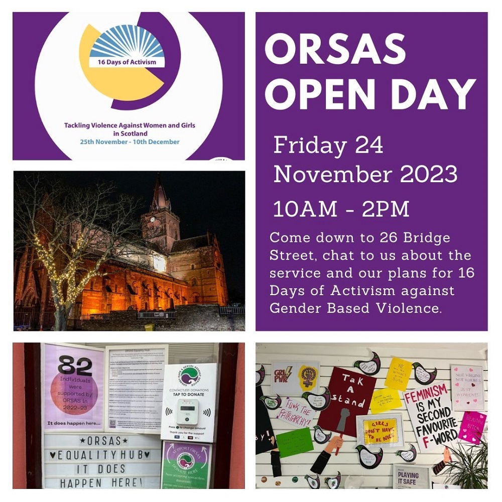 Imagine a Scotland without Gender Based Violence #GBVFreeScotland #16Days2023