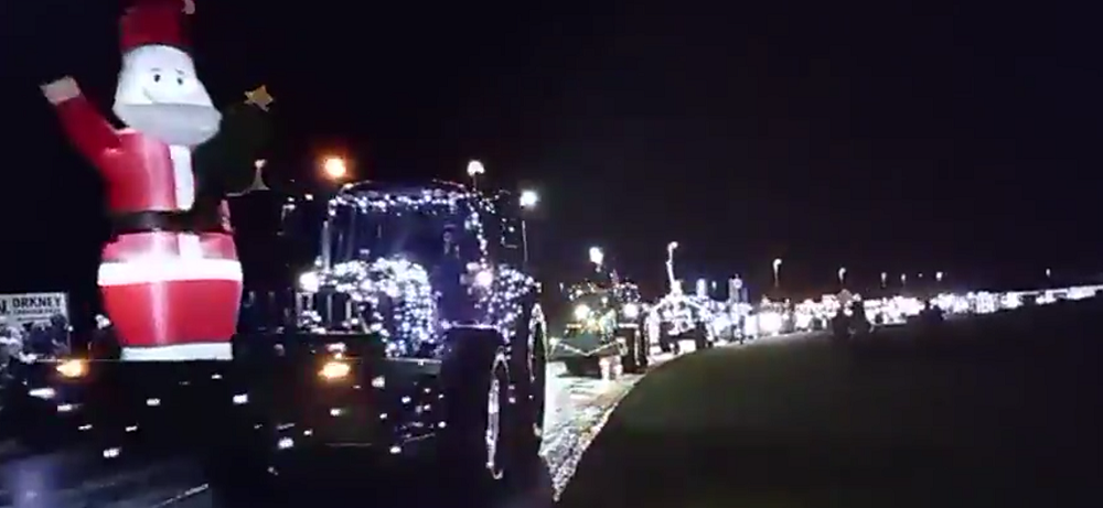 Orkney’s Christmas Tractor Run 2023 Delights the Crowds