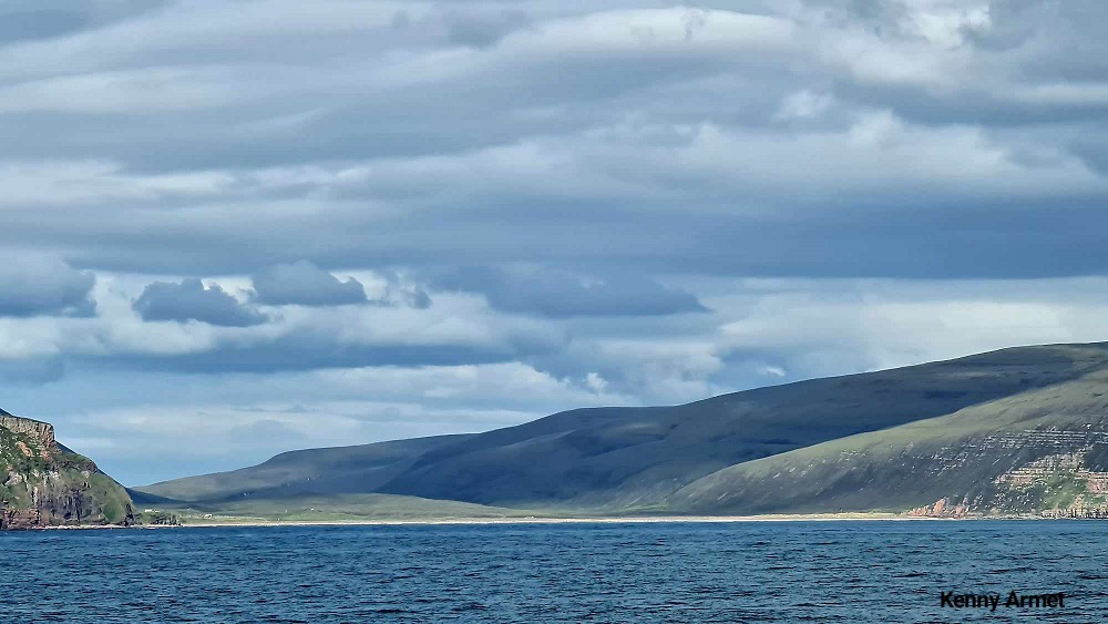 Rackwick Bay Hoy viewed from the sea