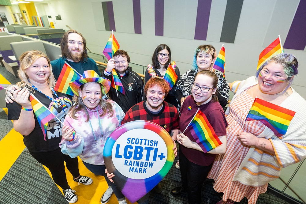 Rainbow Mark Celebrated at University of the Highlands & Islands