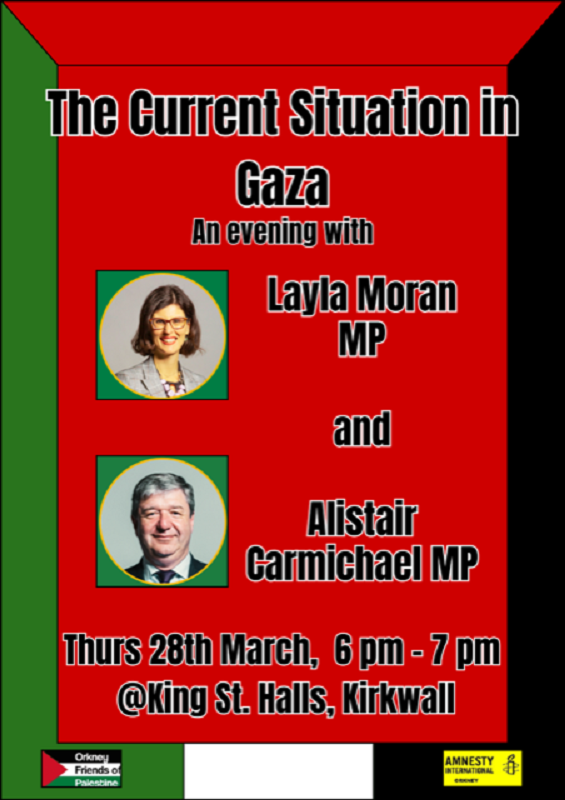 ‘The Current Situation in #Gaza’ #Orkney Public Meeting: Watch Free on YouTube
