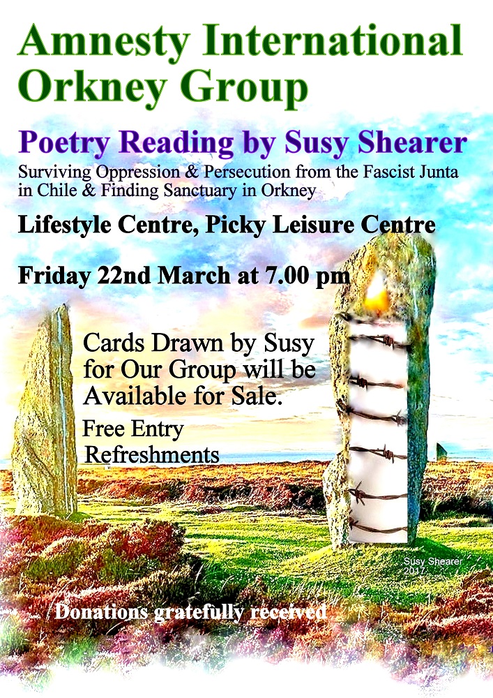 Poetry Reading by Susy Shearer