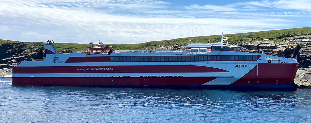 Grounding of Pentland Ferries Alfred 2022:  MAIB Report