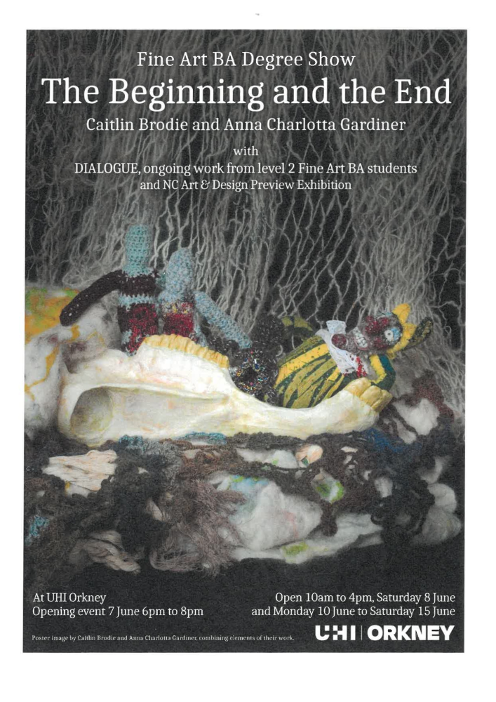 The Beginning and The End: UHI Orkney Fine Art Degree Show