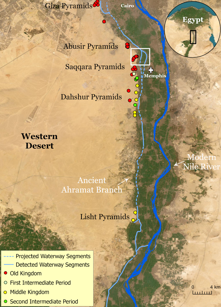 How a Branch of the Nile Helped to Build the Egyptian Pyramids
