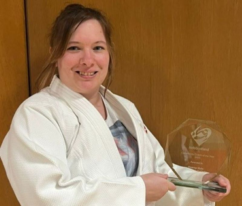 Orkney’s Reanne Wylie is Judo Scotland’s Coach of the Year