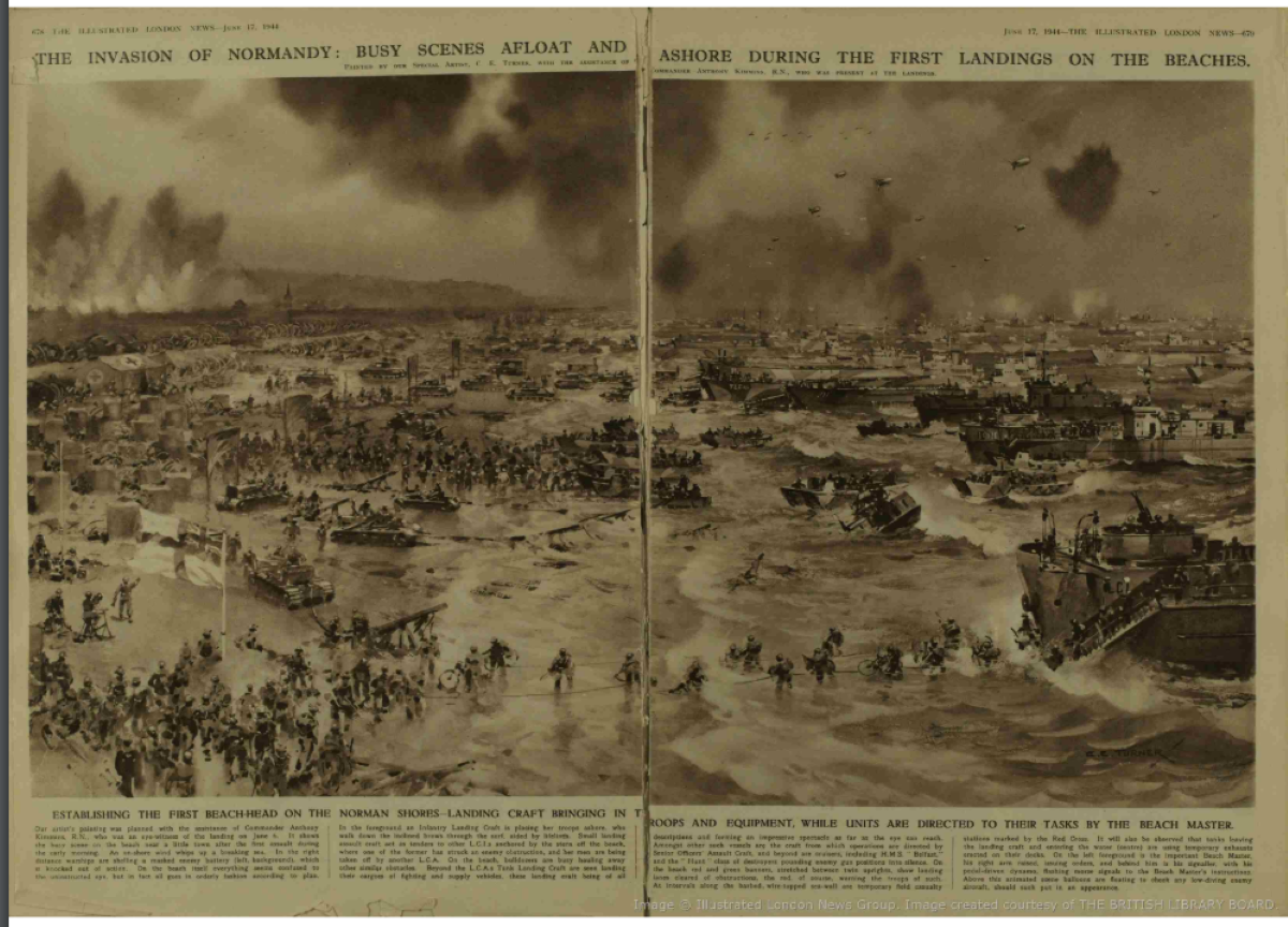 How did the people at home find out about #DDay