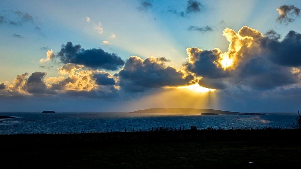 Weather Forecast: Cloudy, patchy rain becoming drier and brighter later.