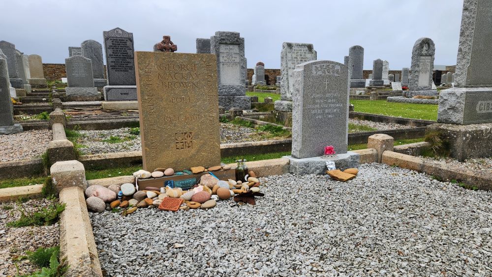 The Grave of George Mackay Brown