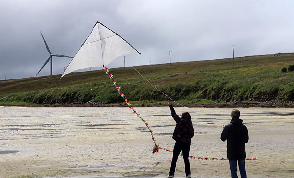 Kites for #Gaza : Sanday Shows its Support