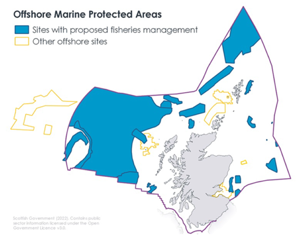 Fisheries Management Measures Proposed for Marine Protected Areas.