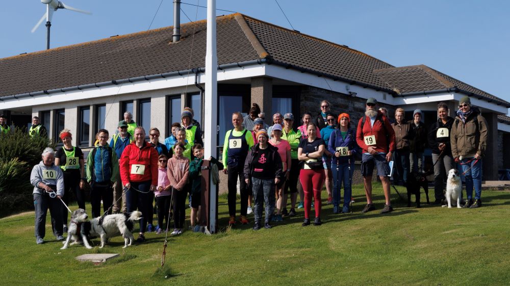 the participants collected outside Celina Rupps