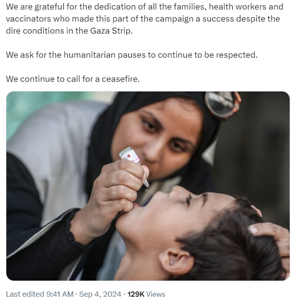 Mass Protests in Israel & in #Gaza #Starvation and #Polio