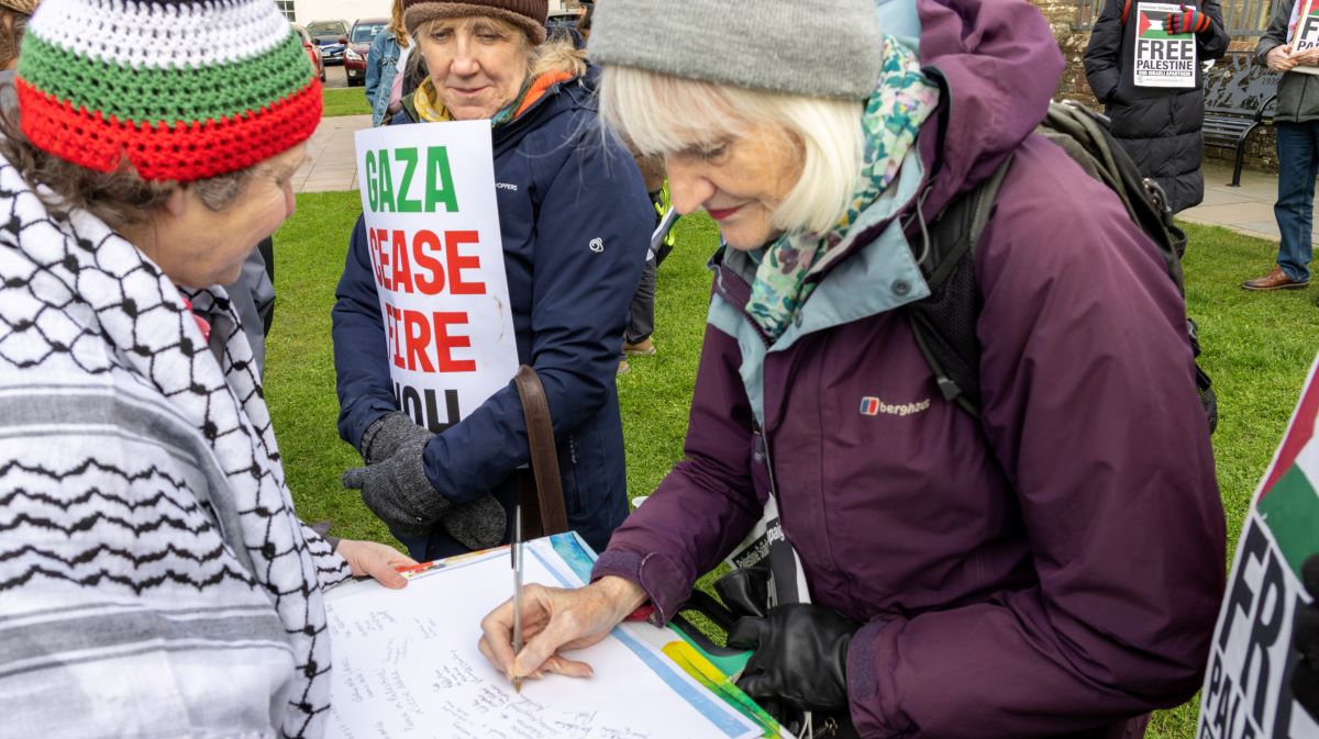 “Choosing peace as a way forward is a choice of the courageous, it’s time.” #Gaza