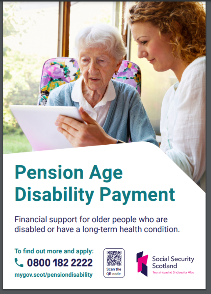 Find Out About Pension Age Disability Benefit