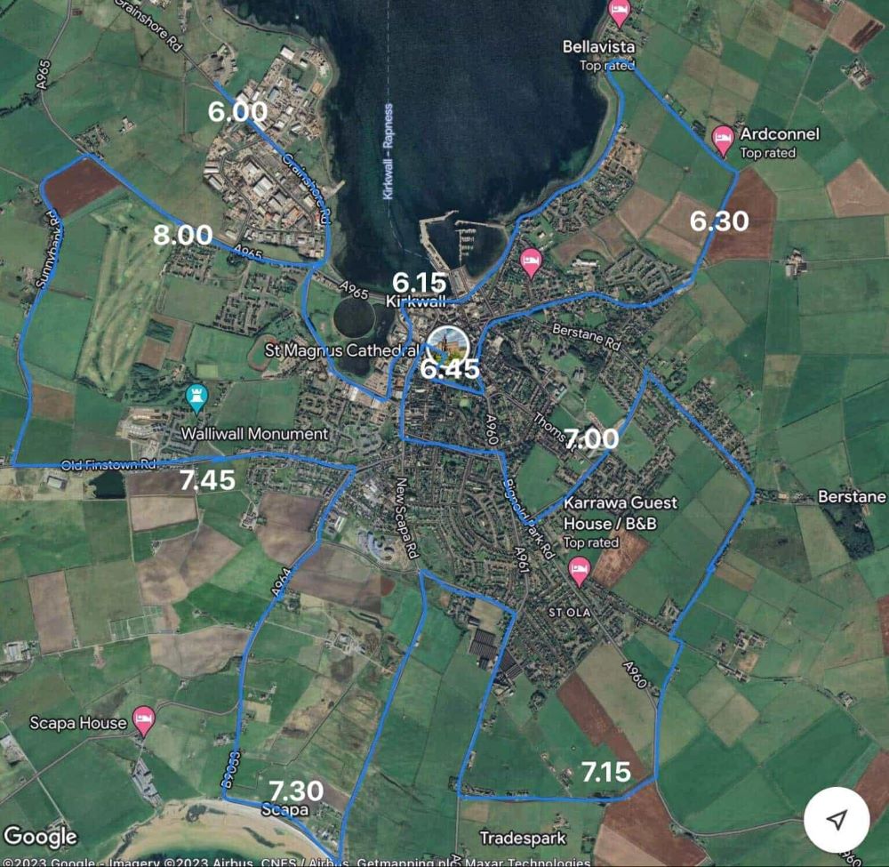 Orkney Christmas Tractor Run 2024