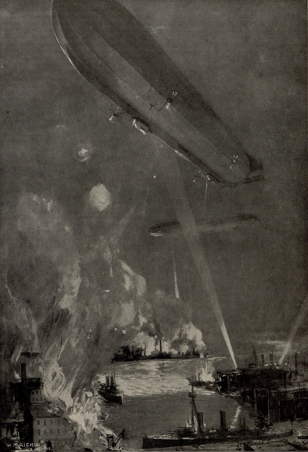 Zeppelin Air Raids #OnThisDay