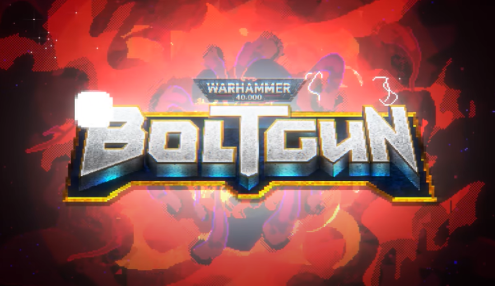 title screen for Warhammer 40K Boltgun