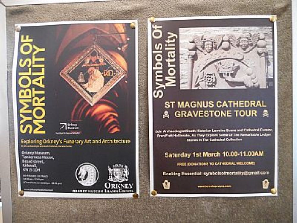 Symbols of Mortality In Tankerness House Museum.