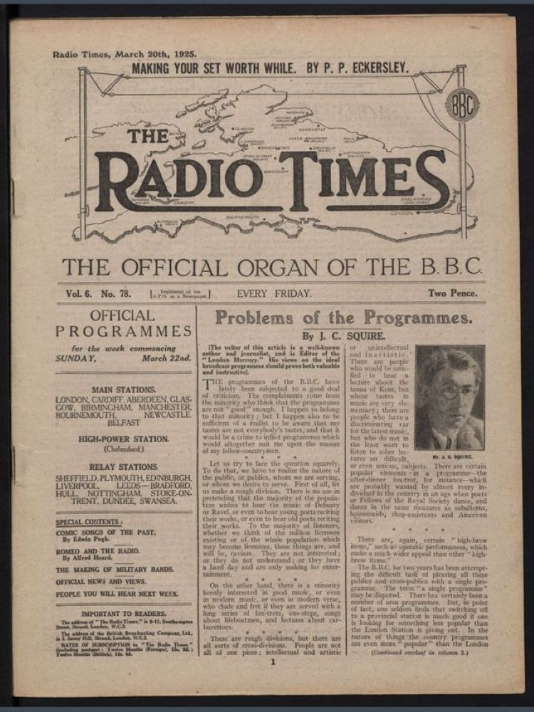 Radio Times 1925