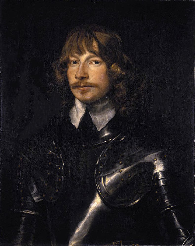 portrait of James Grahame with armour on