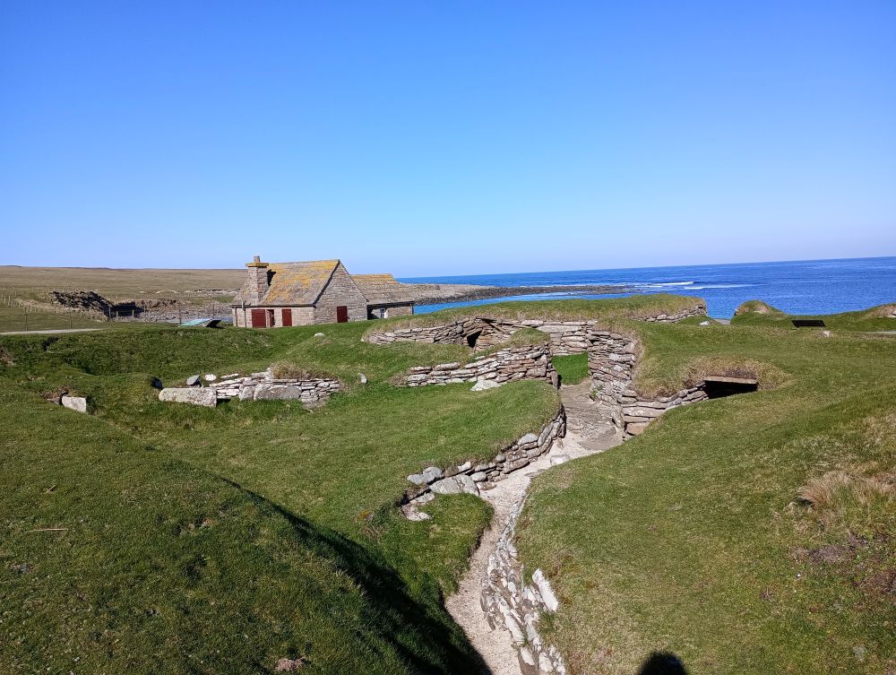 Visiting Skara Brae