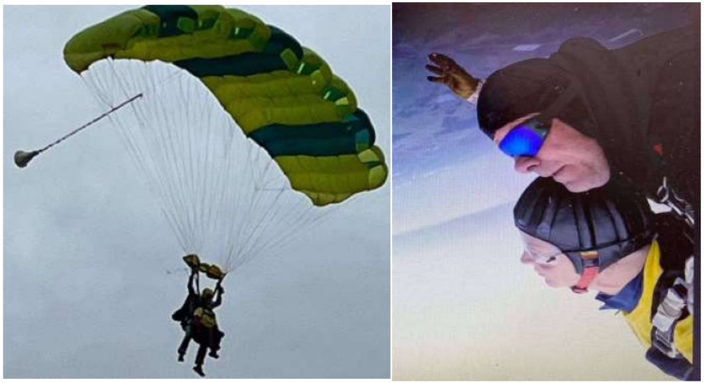 Stronsay Couple’s Charity Skydive
