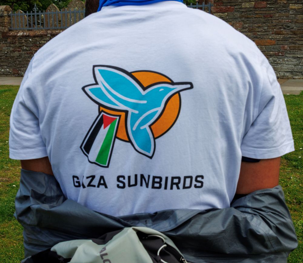 “Our children in #Gaza belong in the sports fields, not in mass graves.”