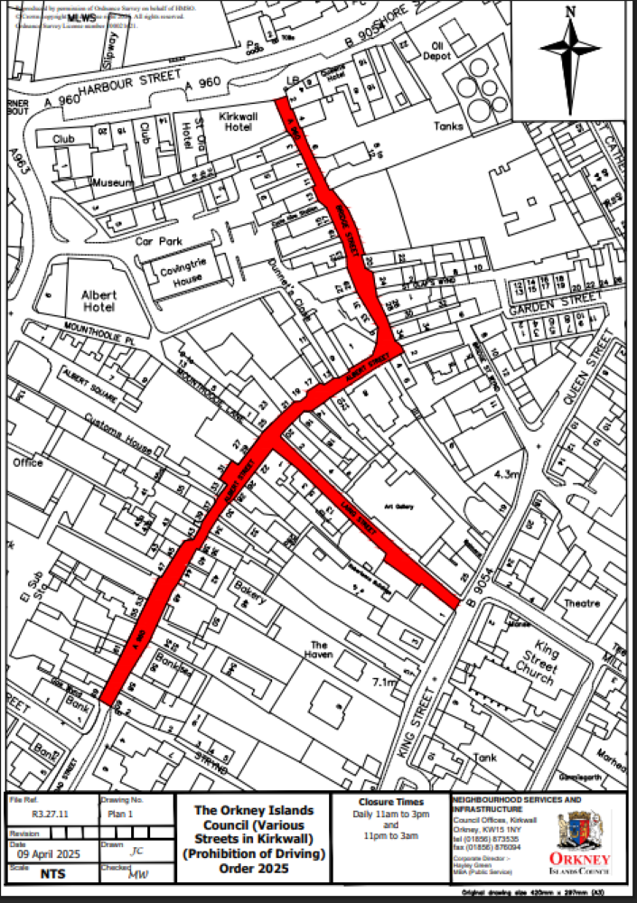Pedestrianisation of Kirkwall: Final Comments ?