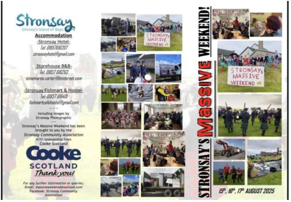 Stronsay’s Massive Weekend