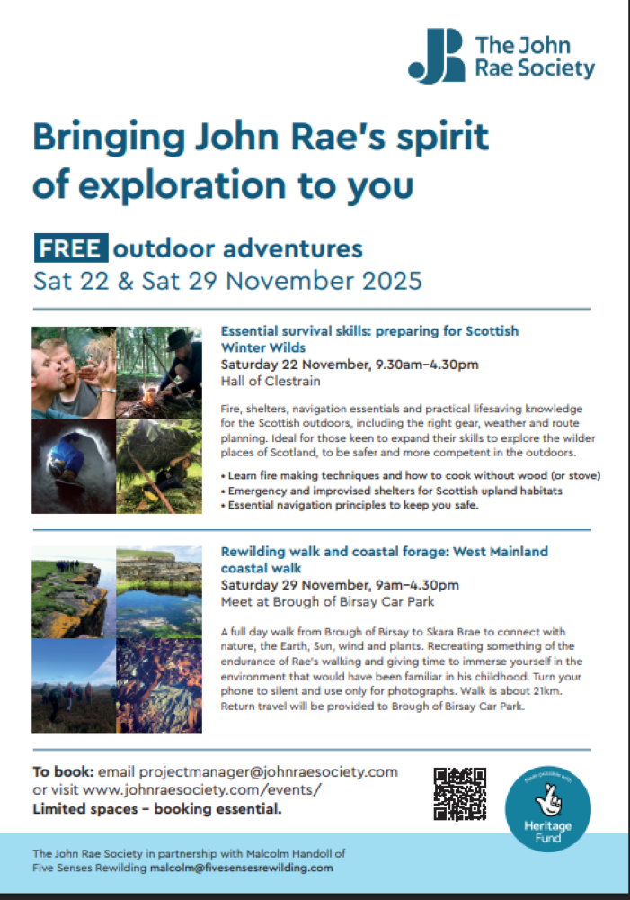 Free Outdoor Adventures with the John Rae Society