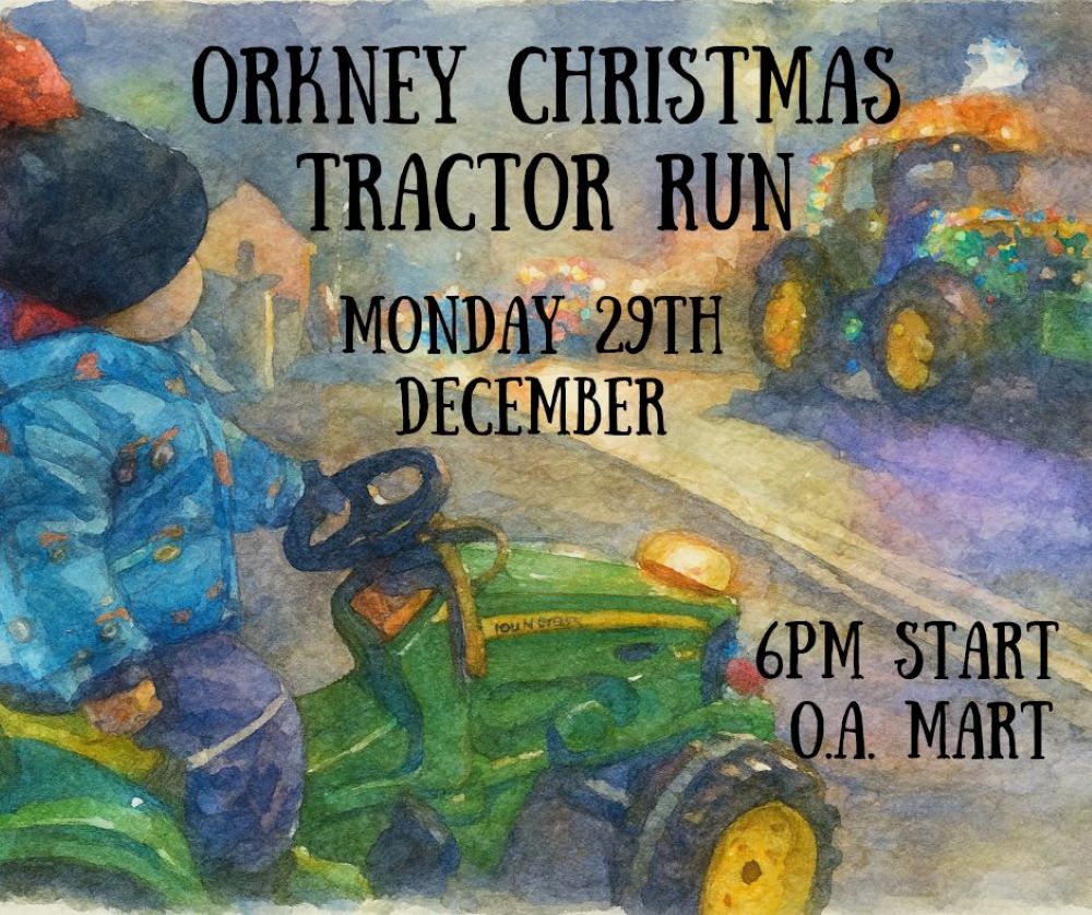 Orkney Christmas Tractor Run 2025