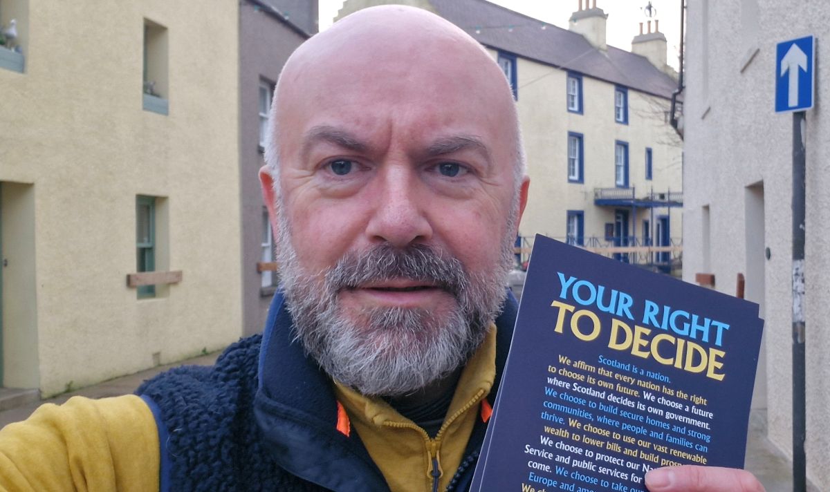 “Scotland is a nation and must have the right to decide our own future.”