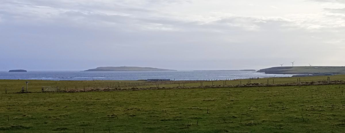 the island of Copinsay from Deerness
