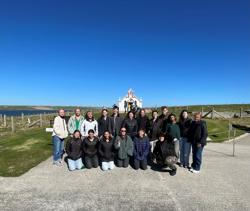 US Students Take UHI Institute of Northern Studies Guided  Tour of Orkney