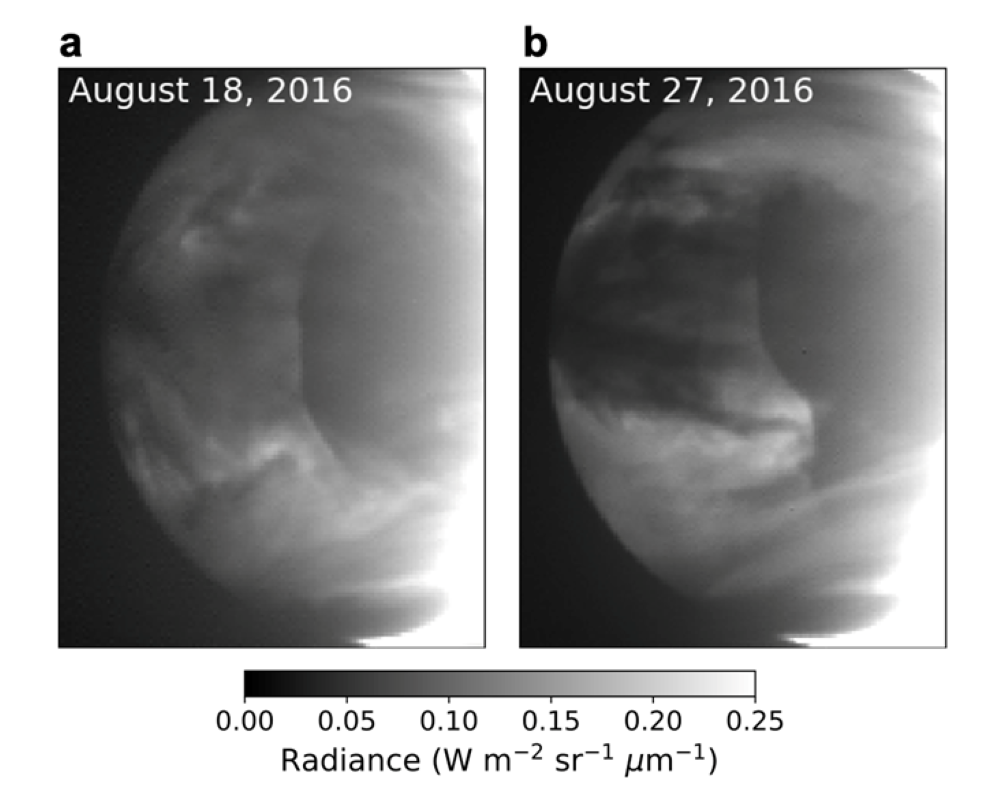 Venus “cloud disruption is caused by the largest known hydraulic jump in the solar system.”