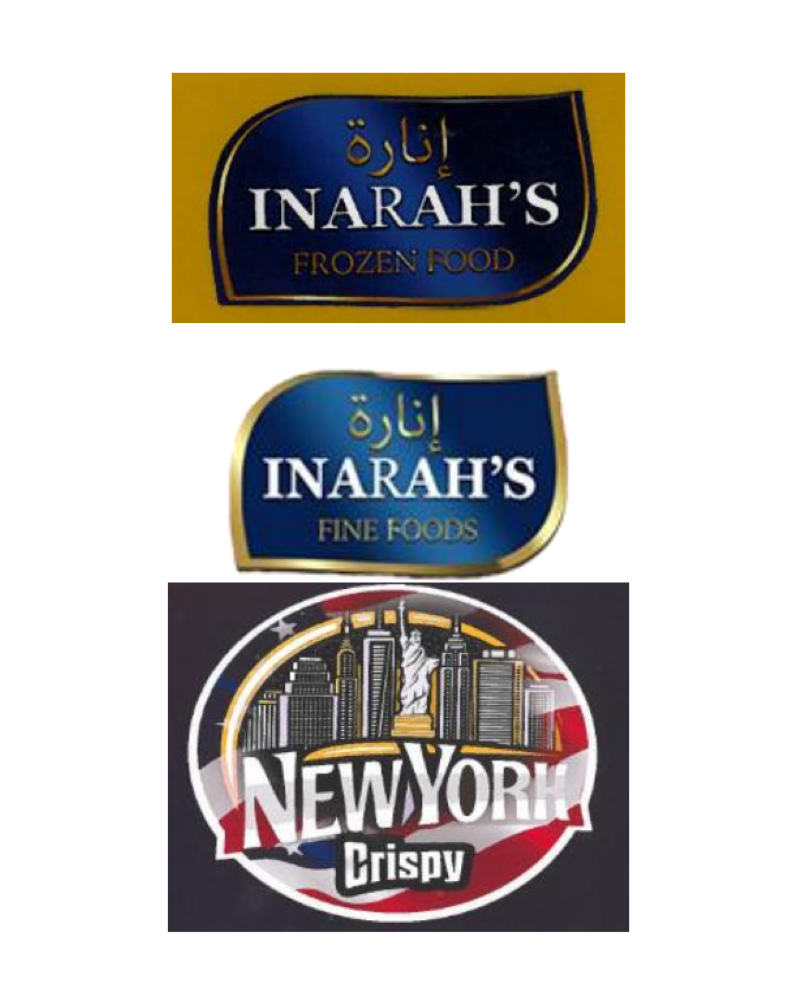 Food Alert: Inarah’s Frozen Food, Inarah’s Fine Food, & New York Crispy