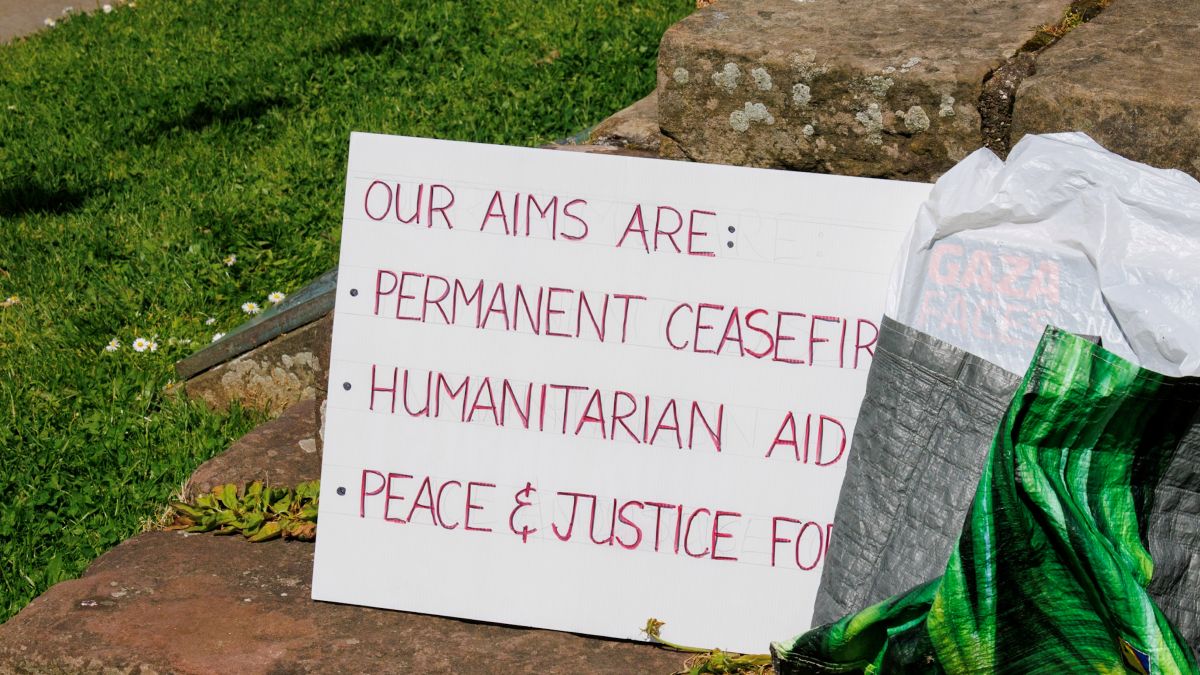 “The suffering of the Palestinian people is a scar on the conscience of the world.”