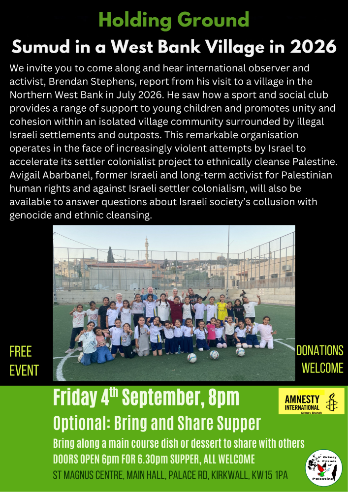 Holding Ground: Supporting Young People and Children in The West Bank through Sport.