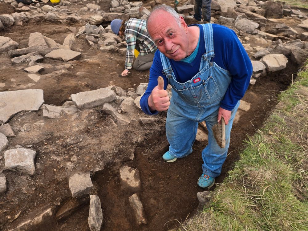 Excavations at Tomb of the Eagles