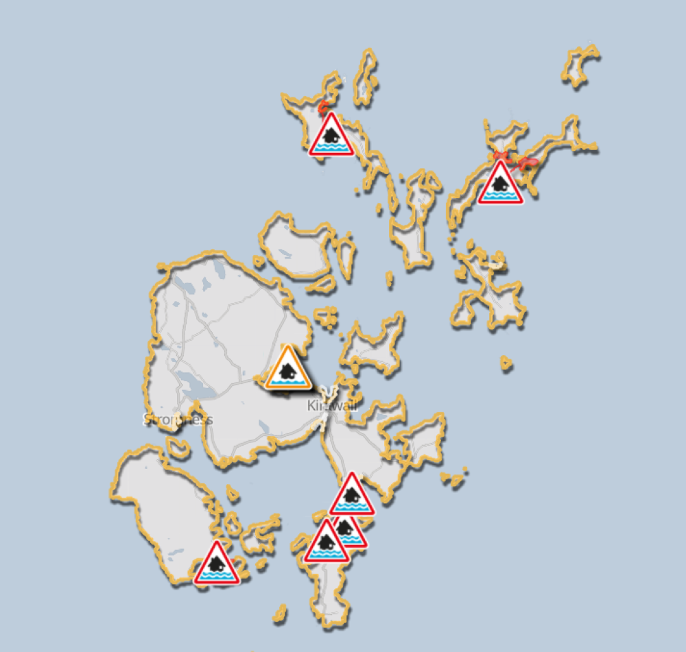 SEPA Flood Warning St Margaret’s Hope