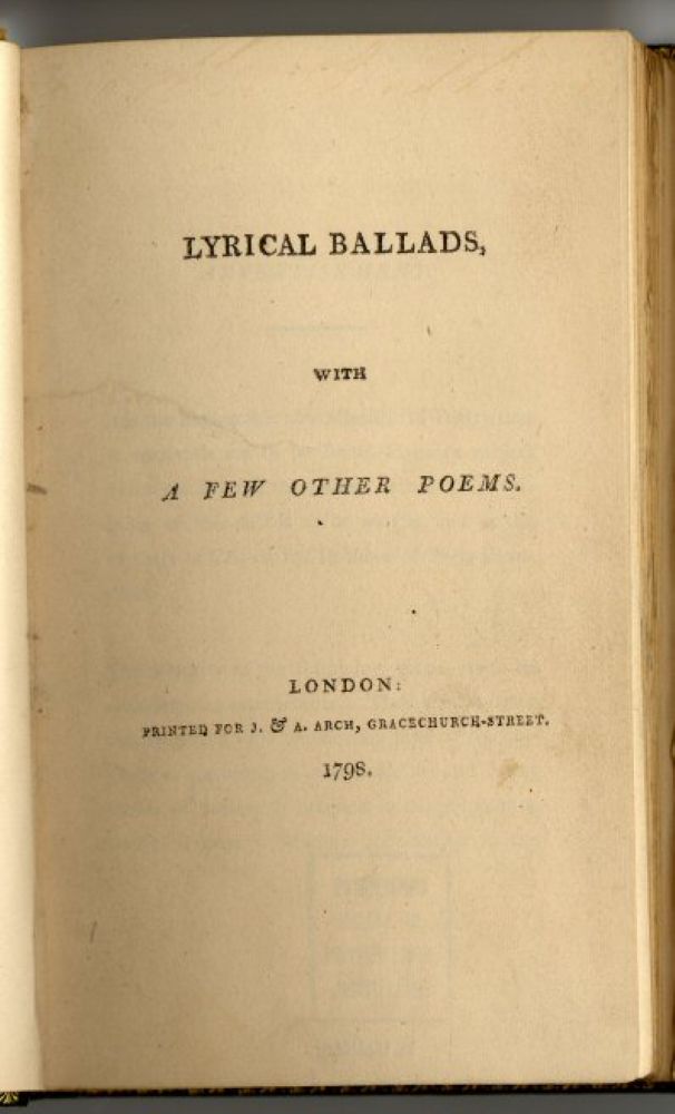 Lyrical Ballads #OnThisDay