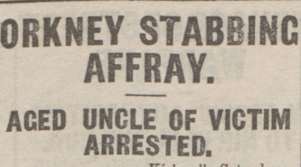 Stabbed in the Dark : Tales of True Crime, Orkney