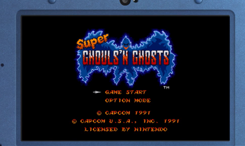 Super Ghouls and Ghosts.