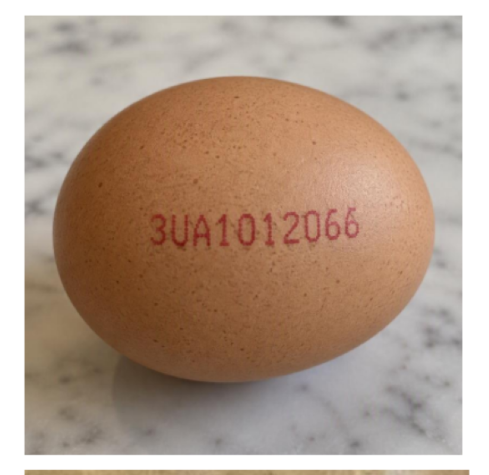 Warning for Eggs Stamped with Code 3UA1012066